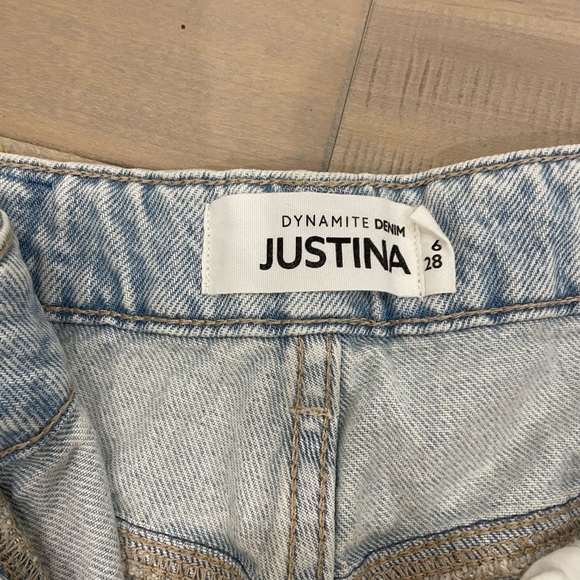 Dynamite Ripped Jean Shorts - Picture 2 of 3